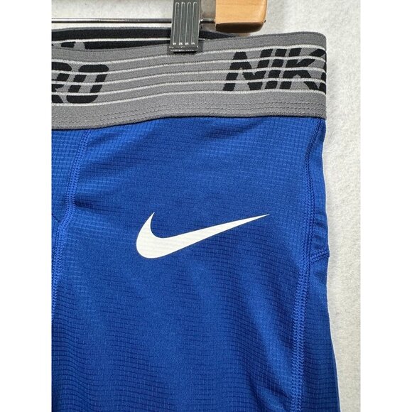Nike Pro Basketball Compression Shorts Royal Blue CI0461-495 Men's Large Tall LT - Picture 6 of 11